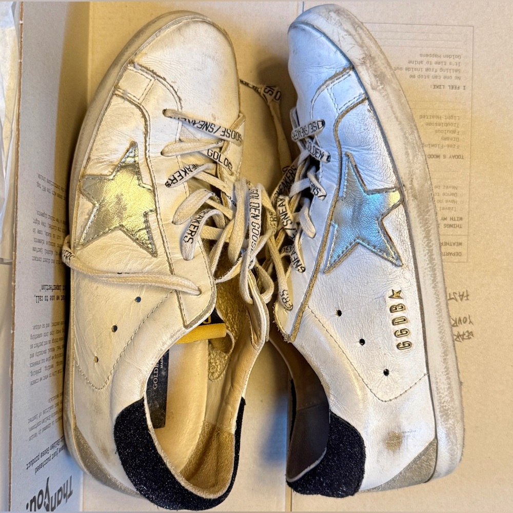 Golden goose women’s sneakers size 38. Gently used.